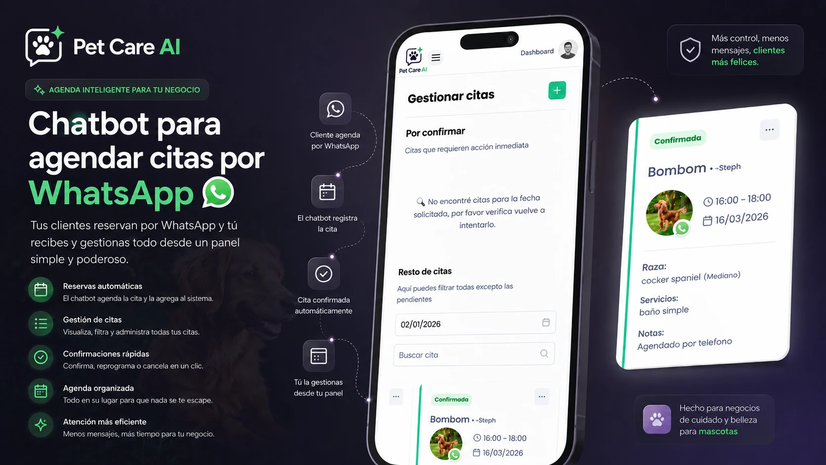 Captura del proyecto Chatbot de reservas por WhatsApp