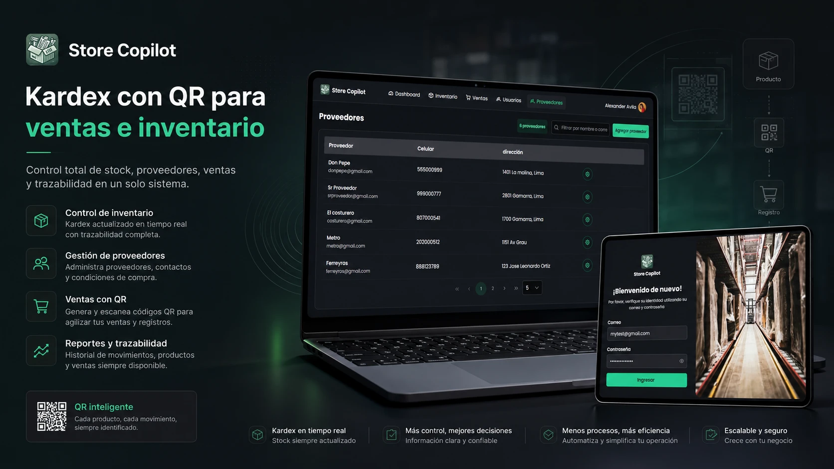 Captura del proyecto Inventario con QR